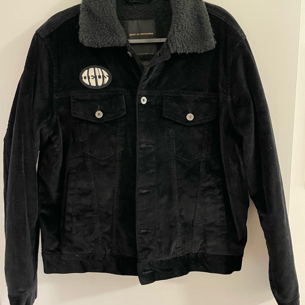 Deus Ex Machina Corduroy Fleece Lined Bomber Jacket - Never worn, No tags